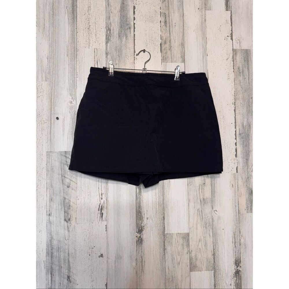 OTOS New York Black Athletic Skort Womens Size Extra Large XL Tennis Skirt Short